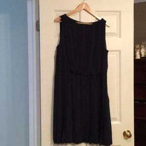 Lauren navy sleeveless dress